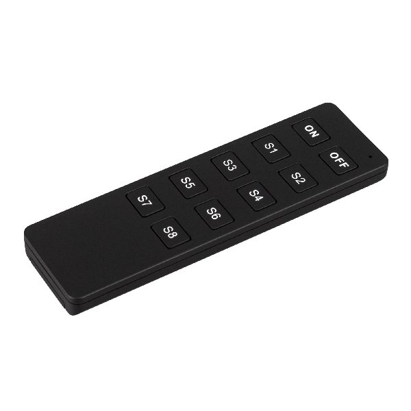 INTELLIGENT ARLIGHT Пульт SMART-801-22-8SC-MULTI Black (3V, 2.4G) (IARL, IP20 Пластик, 5 лет)