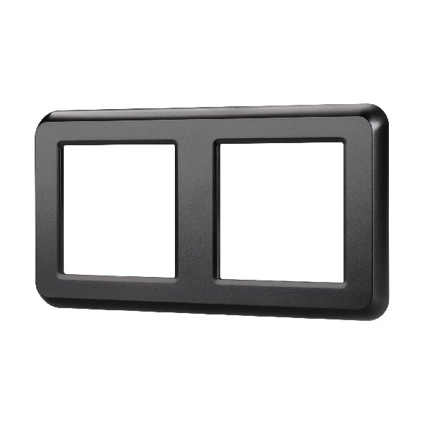 Рамка пластиковая FRM-VERSA-PL-2-BK (Arlight, -)