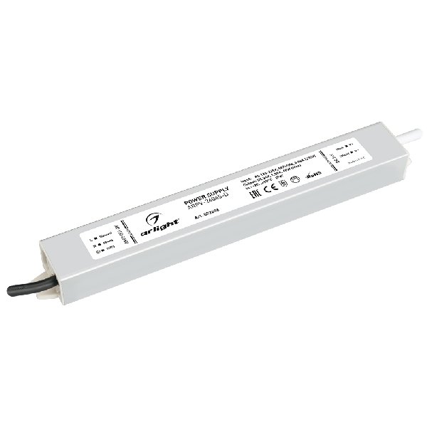 Блок питания ARPV-24045-D (24V, 1.9A, 45W) (Arlight, IP67 Металл, 3 года)