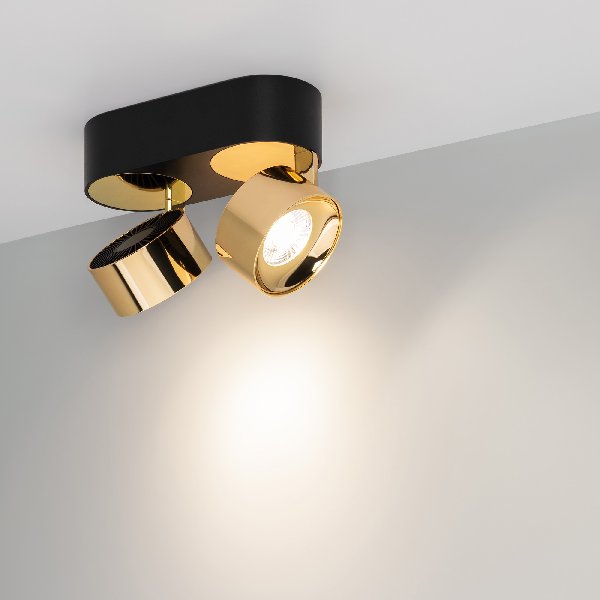 Светильник SP-PLURIO-SURFACE-RS179x78-18W Day4000 (BK-BRS, 36 deg, 230V) (Arlight, IP20 Металл, 3 го