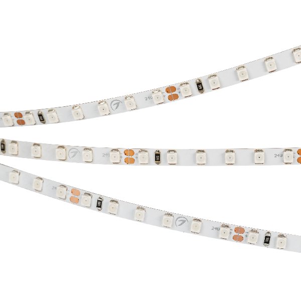 Лента RT 2-5000 24V Blue 5mm 2x (3528, 600 LED, LUX) (Arlight, 9.6 Вт/м, IP20)