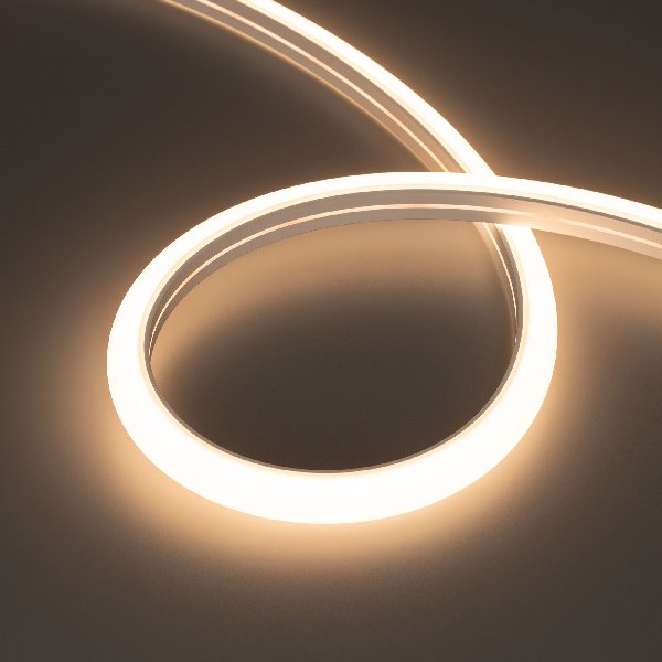 Гибкий неон ARL-MOONLIGHT-1516-DOME 24V Warm (Arlight, 11 Вт/м, IP67)