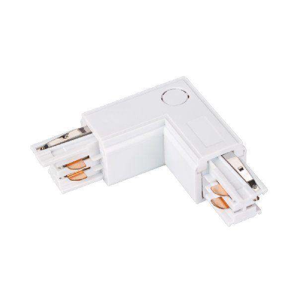 Коннектор угловой LGD-4TR-CON-L-EXT-WH (C) (Arlight, IP20 Пластик, 3 года)