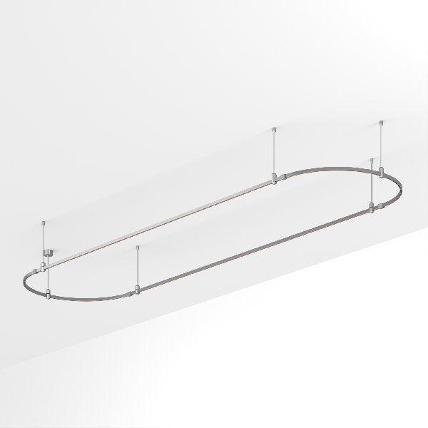 Основание ART-APRIORI-OVAL-ROD-400-4000x1000 (TN) (Arlight, IP20 Металл, 3 года)