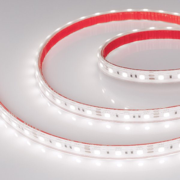 Лента герметичная RTW-PS-B60-12mm 12V White6000 (14.4 W/m, IP67, 5060, 5m) (Arlight, 14.4 Вт/м, IP67
