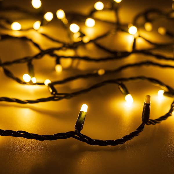 Светодиодная гирлянда ARD-STRING-PRO-1000-GREEN-100LED-MILK-PULSE Warm (230V, 7W) (Ardecoled, IP65, 
