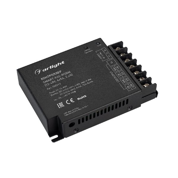 Контроллер SMART-K32-RGBW (12-48V, 4x8A, 2.4G) (Arlight, IP20 Металл, 5 лет)