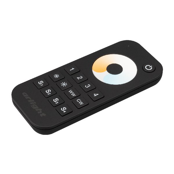 Пульт SMART-R34-MIX Black (4 зоны, 2.4G) (Arlight, IP20 Пластик, 5 лет)