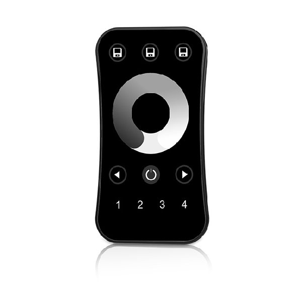 INTELLIGENT ARLIGHT Пульт SMART-801-52-4G-3SC-DIM Black (3V, 2.4G) (IARL, IP20 Пластик, 5 лет)