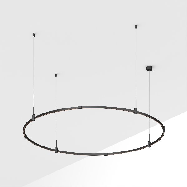 Основание ART-APRIORI-ROUND-HANG-R1800 (BK) (Arlight, IP20 Металл, 3 года)