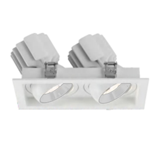 Светильник MS-VORTEX-BUILT-S210x117-2x20W Warm3000 (WH-WH, 20 deg, 230V) (Arlight, IP20 Металл, 5 ле