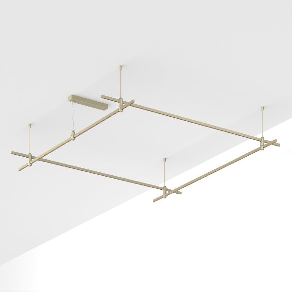 Основание ART-APRIORI-QUADRAT-ROD-400-2000x2000 (OG) (Arlight, IP20 Металл, 3 года)