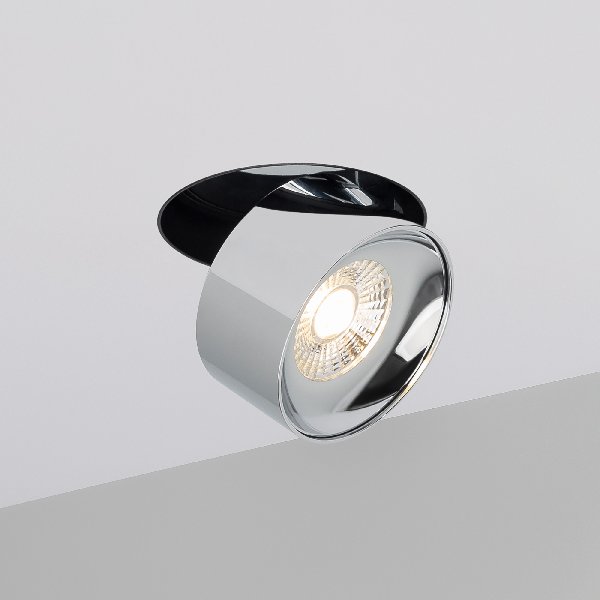 Светильник SP-PLURIO-BUILT-TRIMLESS-R120-9W Warm3000 (BK-CHR, 36 deg, 230V) (Arlight, IP20 Металл, 3