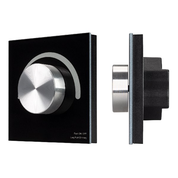 INTELLIGENT ARLIGHT Роторная панель SMART-1-10V-301-31-DIM-IN Black (24-48V, 2.4G) (IARL, IP20 Пласт