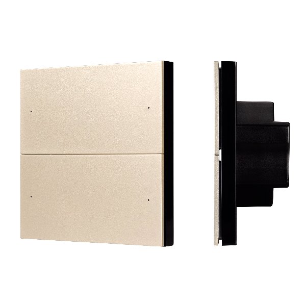 INTELLIGENT ARLIGHT Кнопочная панель SMART-DMX512-801-22-4G-4SC-DIM-IN Gold (230V, 2.4G) (IARL, IP20