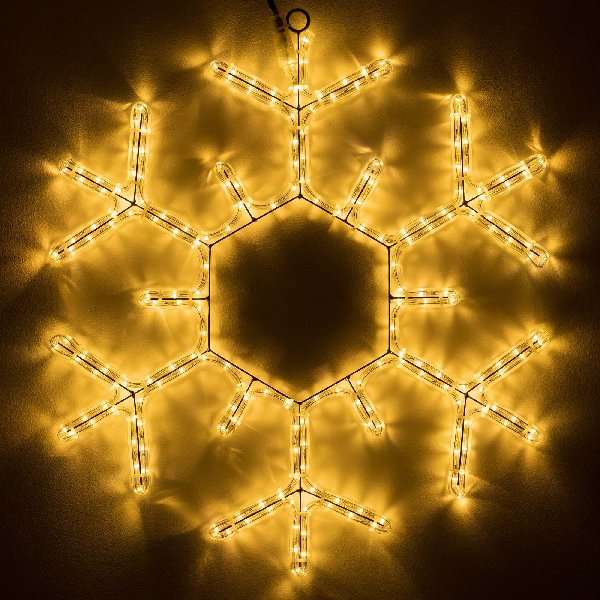 Фигура светодиодная ARD-SNOWFLAKE-M5-600x600-360LED Warm (230V, 20W) (Ardecoled, IP65, 1 год)