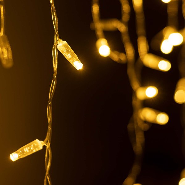 Светодиодная гирлянда ARD-EDGE-CLASSIC-2400x600-CLEAR-88LED-MILK-FLASH Warm/Warm (230V, 6W) (Ardecol