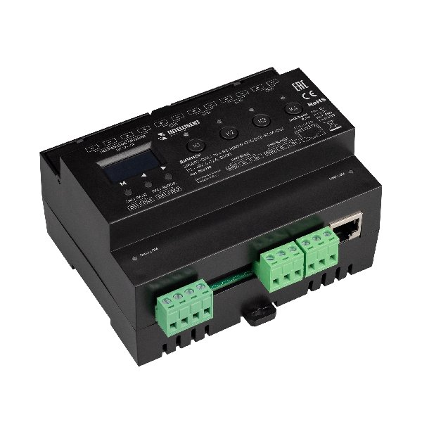 INTELLIGENT ARLIGHT Диммер SMART-DALI-104-82-RGBW-DT6/DT8-RDM-DIN (12-48V, 4x12A, DMX) (IARL, IP20 П