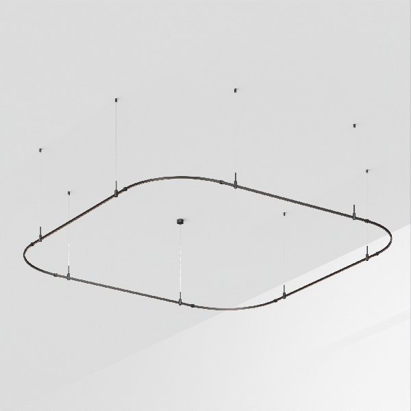 Основание ART-APRIORI-QUADRAT-SOFT-HANG-3500x3500 (BK) (Arlight, IP20 Металл, 3 года)