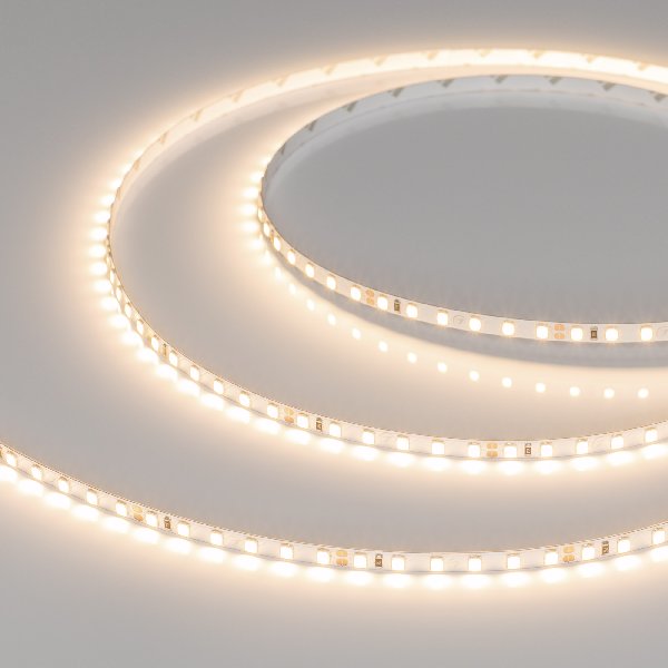 Лента UL-A120-5mm 24V Warm3000 (9.6 W/m, IP20, 5m) (Arlight, 7 лет)
