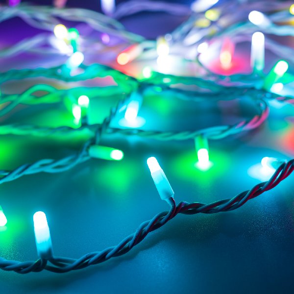 Светодиодная гирлянда ARD-STRING-PRO-10000-WHITE-100LED-MILK-LIVE RGB-DMX (24V, 10W) (Ardecoled, IP6