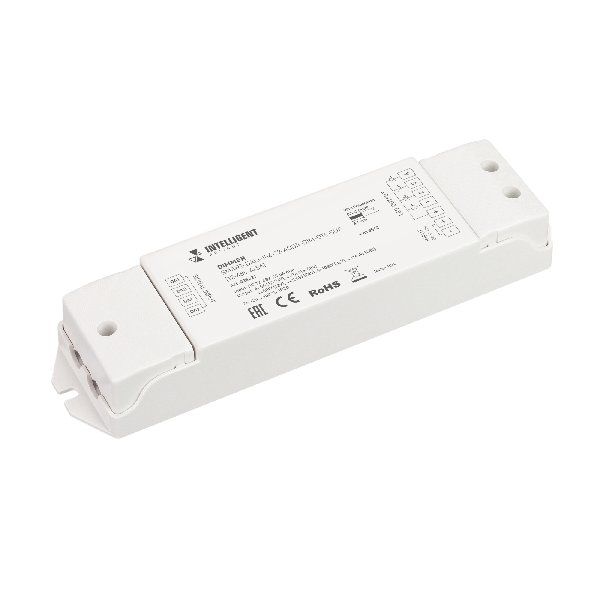 INTELLIGENT ARLIGHT Диммер SMART-DALI-104-72-ADDR-DIM-DT6-SUF (12-48V, 4x5A) (IARL, IP20 Пластик, 5 