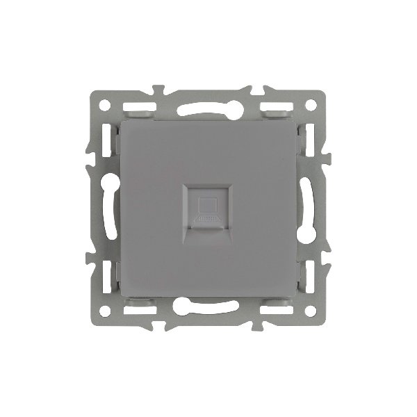 Механизм компьютерной розетки SCT-MPC1-PL-GR (RJ-45, CAT6) (Arlight, -)