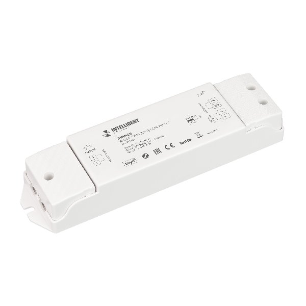 INTELLIGENT ARLIGHT Диммер SMART-PWM-102-72-CDW-PD-SUF (12-36V, 2x5A, ZB, 2.4G) (IARL, IP20 Пластик,