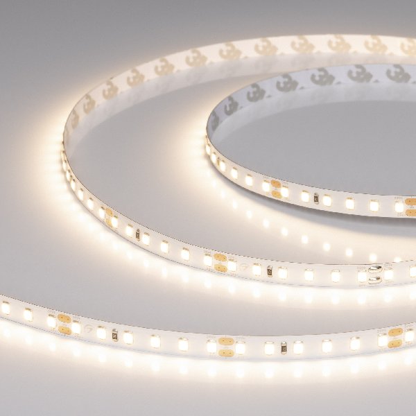 Лента UL-A120-8mm 24V Warm3000 (2 W/m, IP20, 5m) (Arlight, Открытый)