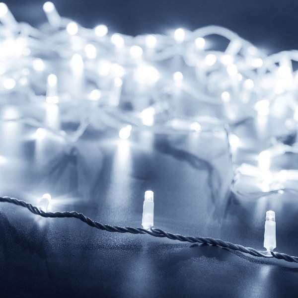 Светодиодная гирлянда ARD-STRING-CLASSIC-10000-WHITE-100LED-STD WHITE (230V, 7W) (Ardecoled, IP65, 1