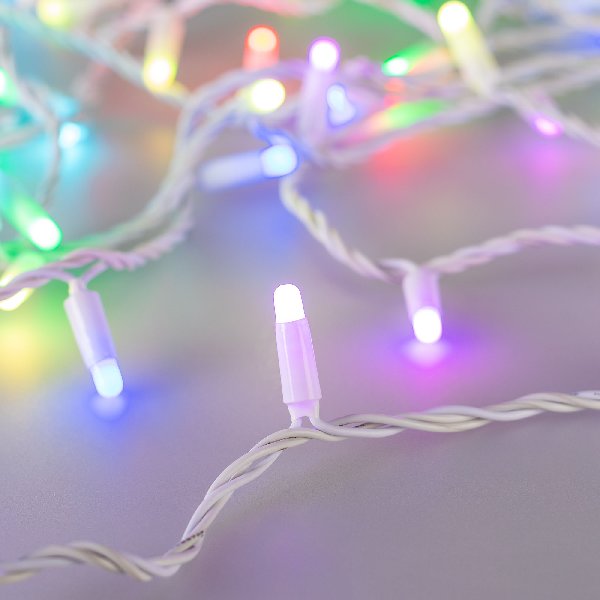 Светодиодная гирлянда ARD-STRING-CLASSIC-10000-WHITE-95LED-MILK-LIVE RGBW-DMX (24V, 10W) (Ardecoled,