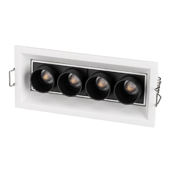 Светильник MS-ORIENT-BUILT-TURN-TC-S67x150-10W Warm3000 (WH-BK, 30 deg, 230V) (Arlight, IP20 Металл,