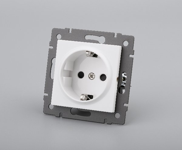 Механизм электрической розетки SCT-MEU1-PL-WH-V (250V, 16A) (Arlight, -)