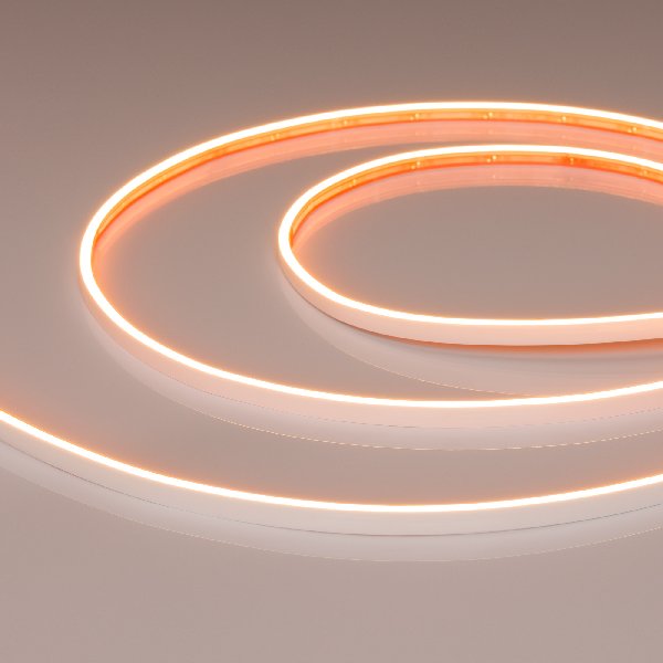 Лента герметичная VELA-M240-2.5x6mm 24V Warm2400 (5 W/m, IP65, 5m) (Arlight, узкая)