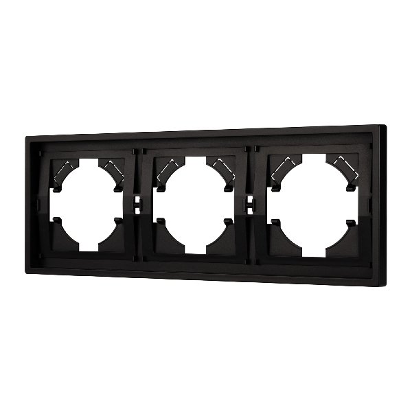 Рамка пластиковая FRM-TENDO-PL-3-BK (Arlight, -)