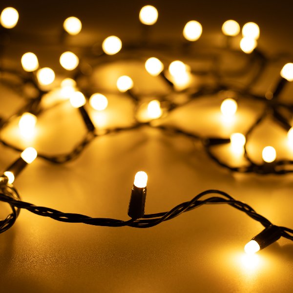 Светодиодная гирлянда ARD-STRING-CLASSIC-10000-BLACK-100LED-MILK-STD Warm (230V, 7W) (Ardecoled, IP6
