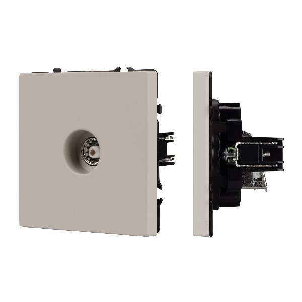 Механизм телевизионной розетки SCT-NOBE-MTV1-SFPL-CA (Arlight, Кашемир)