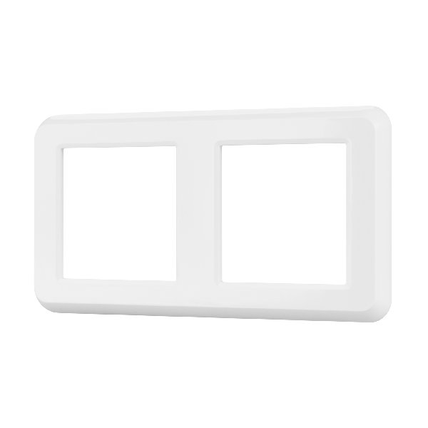 Рамка пластиковая FRM-VERSA-PL-2-WH (Arlight, -)