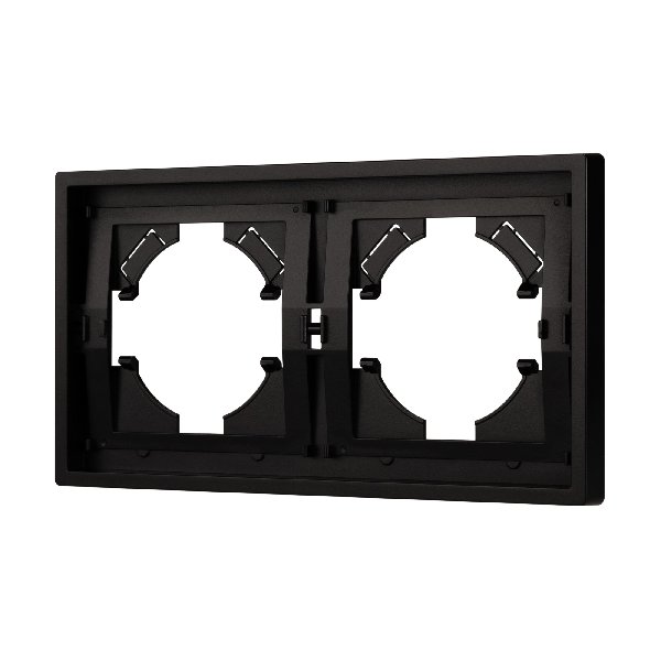 Рамка пластиковая FRM-TENDO-PL-2-BK (Arlight, -)