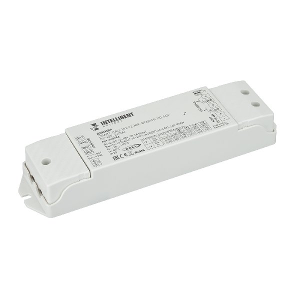 INTELLIGENT ARLIGHT Диммер SMART-DALI-102-72-MIX-DT6/DT8-PD-SUF (12-48V, 2x10A) (IARL, IP20 Пластик,