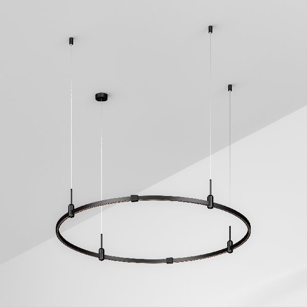 Основание ART-APRIORI-ROUND-HANG-R1200 (BK) (Arlight, IP20 Металл, 3 года)
