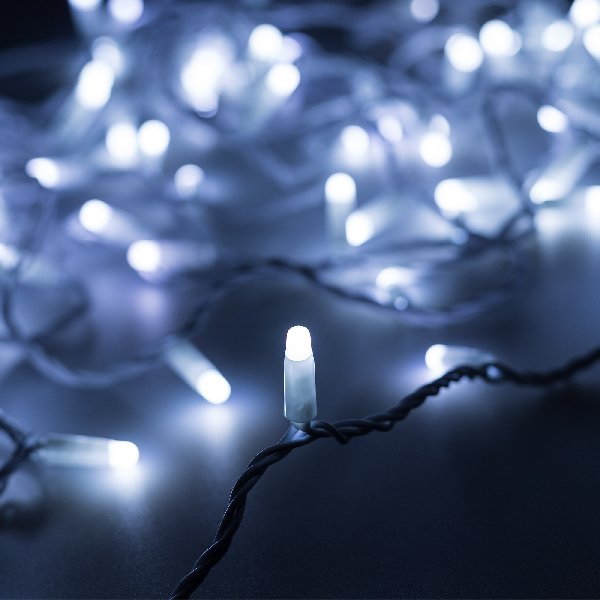 Светодиодная гирлянда ARD-STRING-CLASSIC-10000-WHITE-100LED-MILK-FLASH White (230V, 7W) (Ardecoled, 