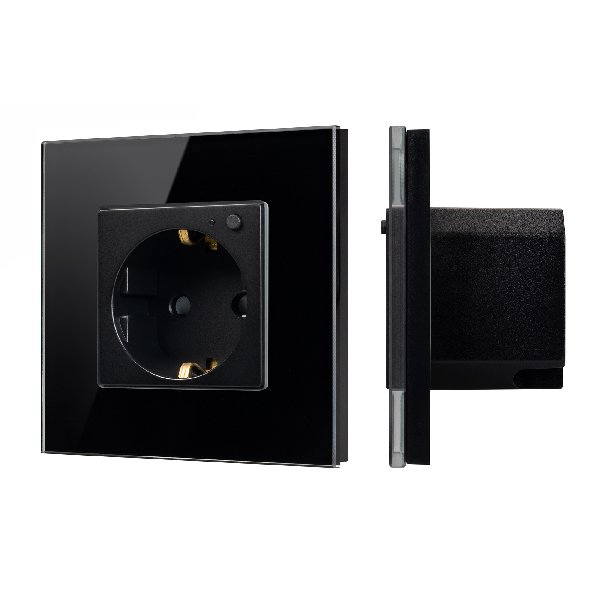 Розетка электрическая с Zigbee управлением SCT-OMALI-EUZB1-PL-BK (240V, 16A, Zigbee) (Arlight, -)
