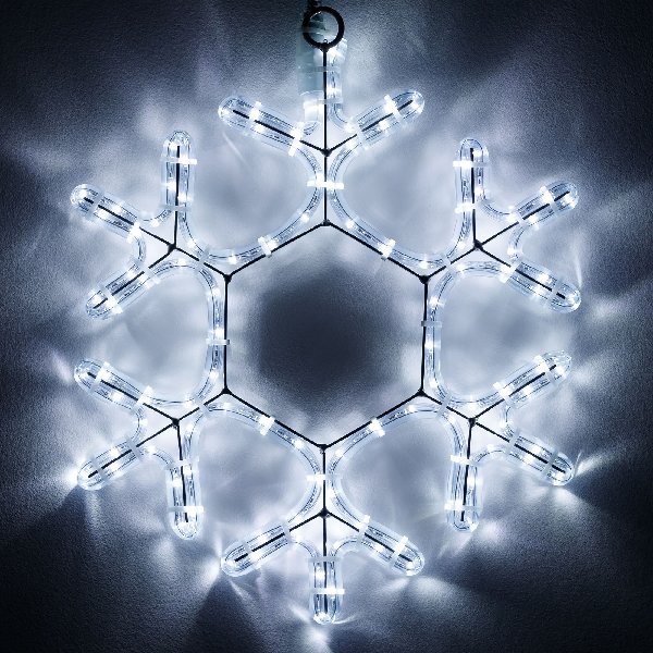 Фигура светодиодная ARD-SNOWFLAKE-M7-450x375-108LED White (230V, 6.5W) (Ardecoled, IP65, 1 год)