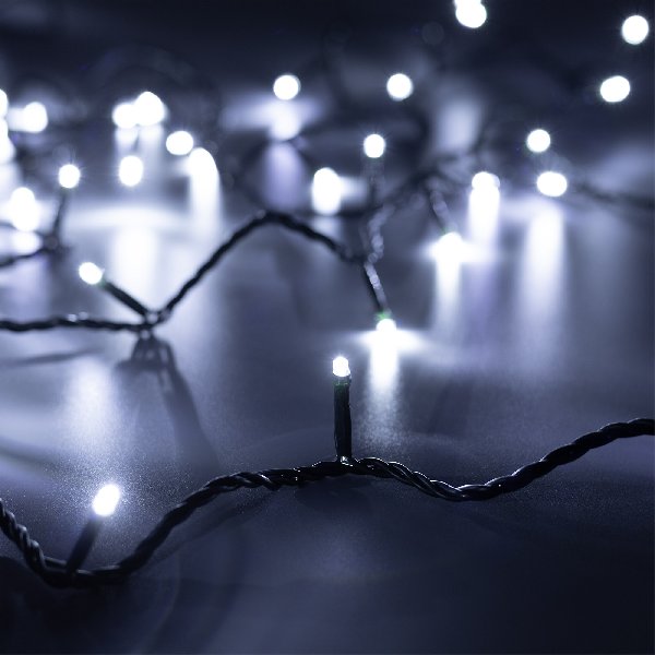 Светодиодная гирлянда ARD-STRING-HOME-5000-GREEN-50LED-STD WHITE (230V, 3.5W) (Ardecoled, IP20, 1 го