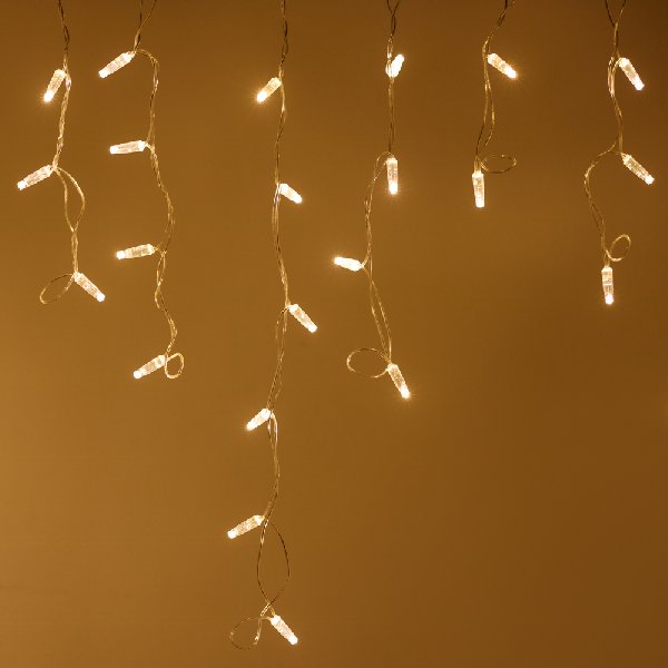 Светодиодная гирлянда ARD-EDGE-CLASSIC-2400x600-CLEAR-88LED-MILK-FLASH Warm (230V, 6W) (Ardecoled, I