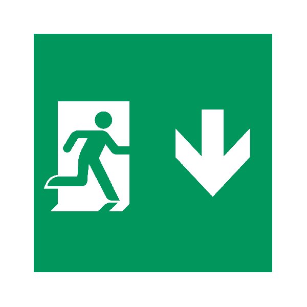 Пиктограмма EMGP-MARK-MA-DOWN (Человек, Вниз) (Arlight, Пластик)