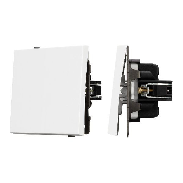 Механизм выключателя одноклавишный проходной SWT-TENDO-MKP1-PL-WH (230V, 10A) (Arlight, -)