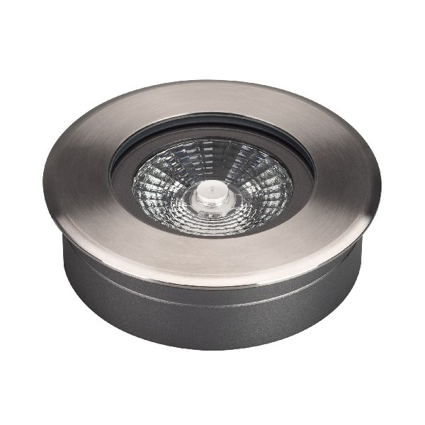 Светильник ART-GROUND-SLIM-R130-9W Warm3000 (SL, 30 deg, 24V) (Arlight, IP67 Металл, 3 года)