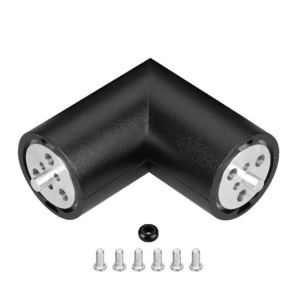 Соединитель профиля ROUND-D36-360-90 BLACK (Arlight, Алюминий)